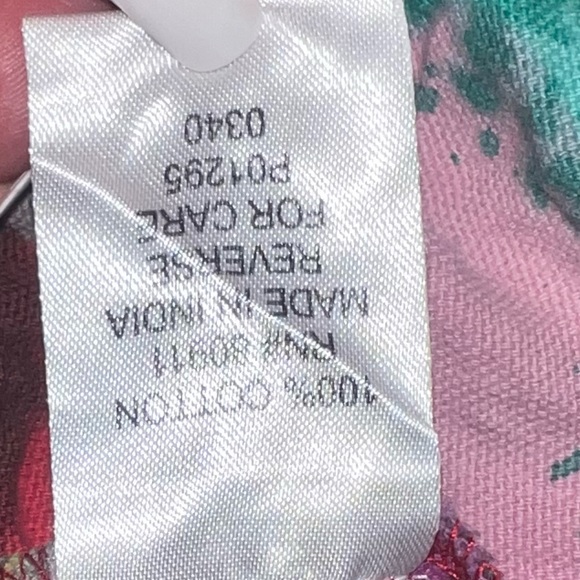 Vintage PHOOL Paint Splatter Button Front Jacket Multicolor Made In India - Picture 7 of 7